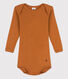 Babies' Long-Sleeved Openwork Bodysuit