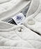 Baby boy's tubular knit cardigan BELUGA CHINE grey