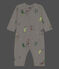 Babies' Footless Cotton Sleepsuit AVALANCHE white/MULTICO