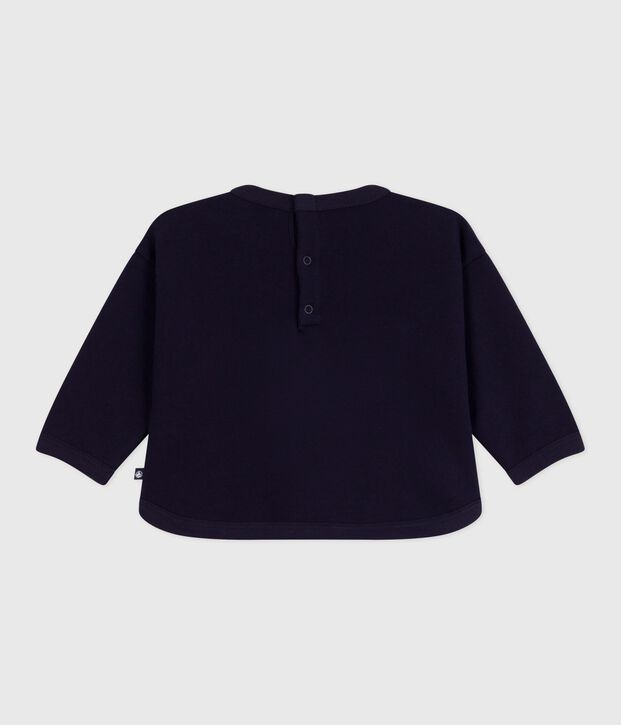 Babies' elephant patterned cotton sweatshirt SOIR