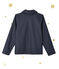 Women's suit style short raincoat. Petit bateau x Marie-Agnès Gillot SMOKING blue