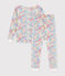 Children's snug-fitting printed cotton pyjamas multicolor/pink/multicolor