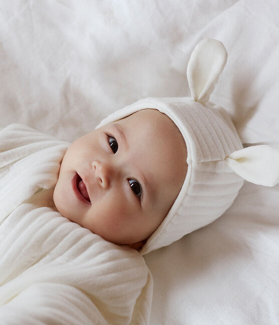 Baby Bonnet and Bootees in Tube Knit variante 1