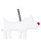 Baby Boys' Dummy Holder Comforter in Towelling MARSHMALLOW white