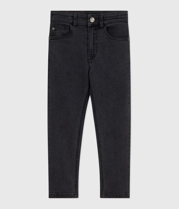 Children's denim trousers black