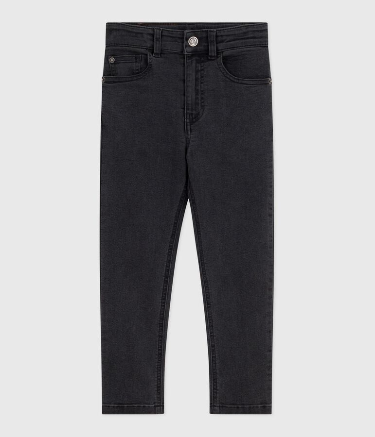 Children's denim trousers black
