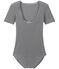 Women's second-skin cotton bodysuit SMOKING blue/LAIT white