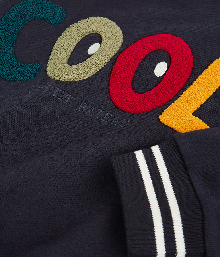 Boys' Fleece Sweatshirt SMOKING blue