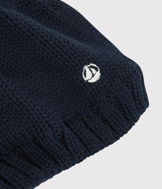 Unisex Children's Woolly Hat SMOKING blue
