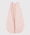 Babies' cloud themed 2 TOG velour sleeping bag SALINE /MARSHMALLOW