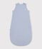 Babies' 3 TOG plain velour sleeping bag POLAIRE