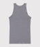 Women's Iconic Stripy Cotton Vest Top SMOKING blue/MARSHMALLOW white