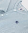 Babies' printed cotton pyjamas ROVER blue/MARSHMALLOW white