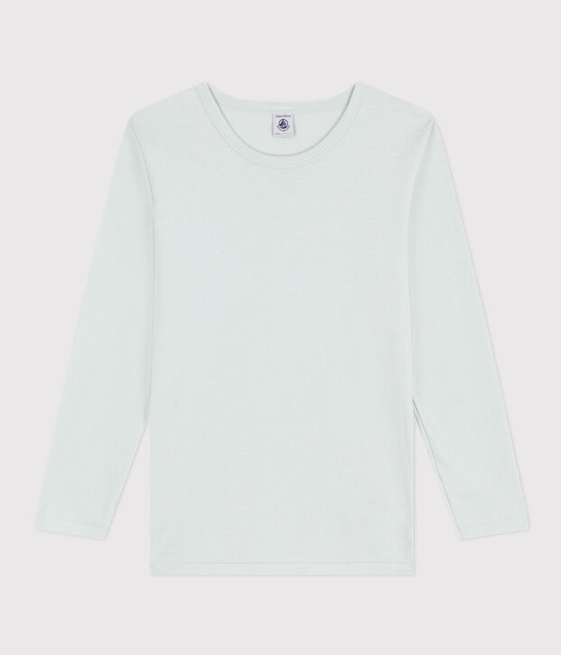 Long-sleeved cotton T-Shirt blue