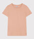 Women's Straight Round-Neck Cotton T-Shirt