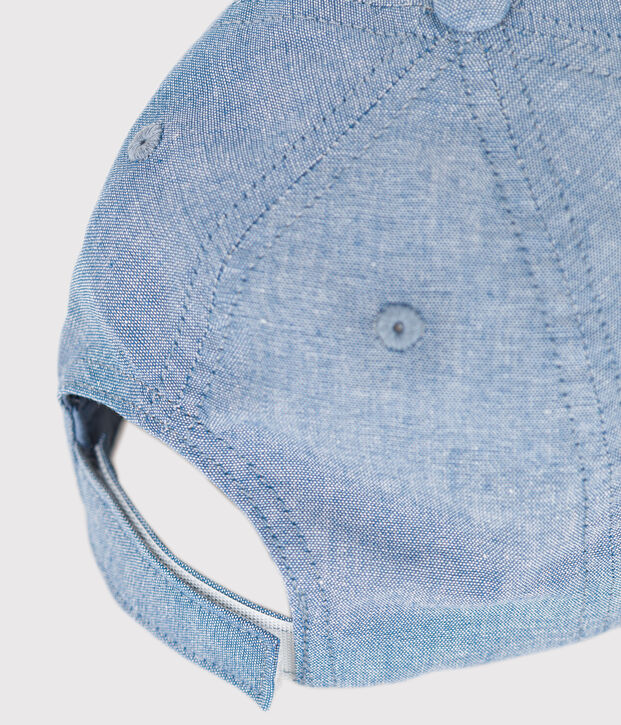 Children's Sky Blue Denim Cap blue
