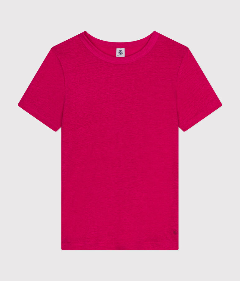 Women's Iconic Linen T-Shirt pink