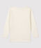 Children's Long-Sleeved Wool and Cotton T-Shirt ECRU grey