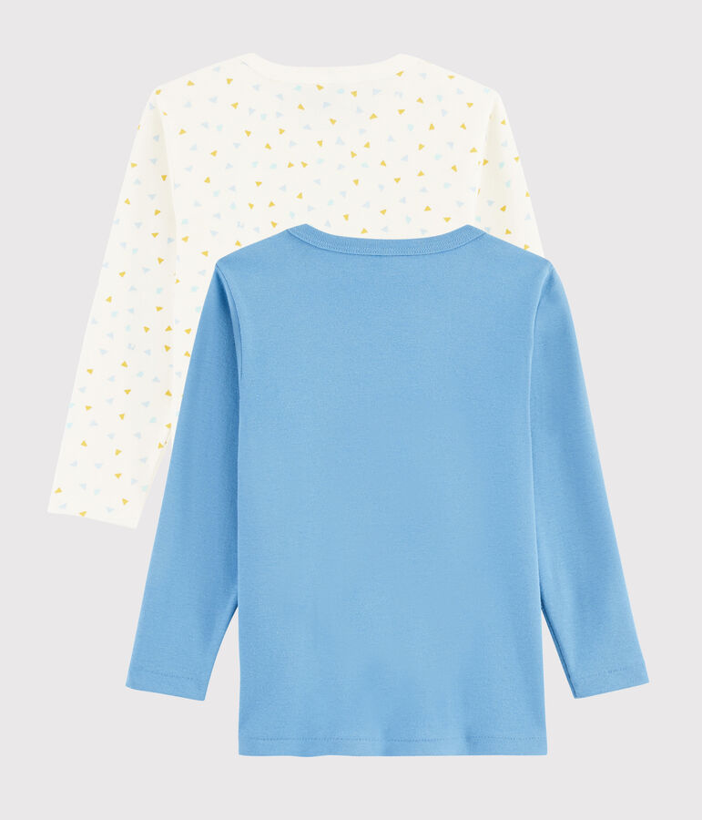 Boys' Geometric Print Long-Sleeved T-Shirt - 2-Piece Set multicolor