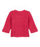 Cable-knit cardigan IMPATIENCE pink