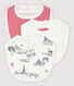 Baby Girls' Paris Ribbed Bibs - 3-Pack