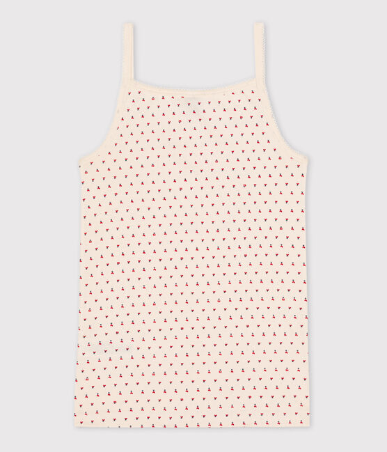 Women's Iconic Cotton Strappy Top AVALANCHE white/STOP /MULTICO