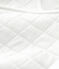 Babies' Organic Cotton Quilted Cardigan MARSHMALLOW white
