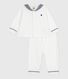 Babies' two-piece pyjamas with a sailor collar