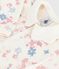 Babies' footless printed cotton pyjama suit MILK /MULTICO
