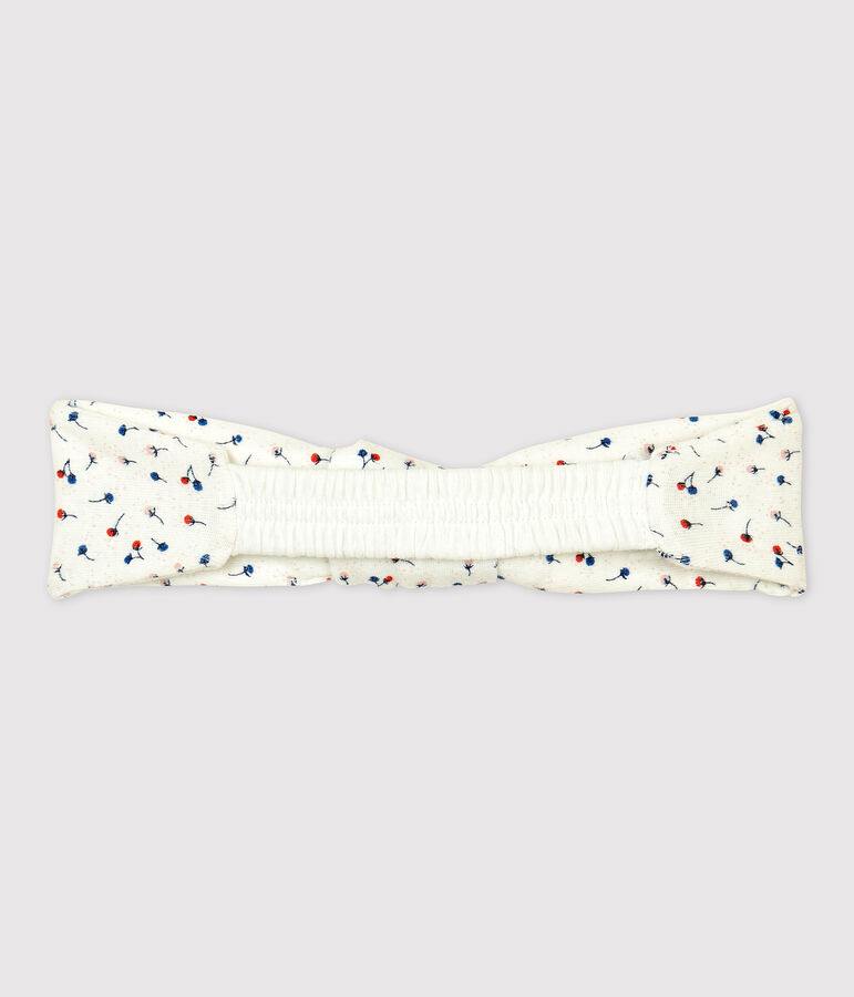 Girls' Cotton Hairband white/multicolor