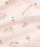 Girls' Fine Cotton Nightdress FLEUR pink/MULTICO white