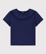Babies' Short-Sleeved Slub Jersey Blouse