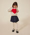 Girls' wool and cotton jumper AVALANCHE /CORRIDA
