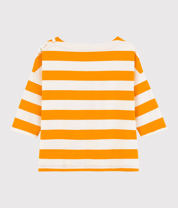 Women's Breton Top yellow/white