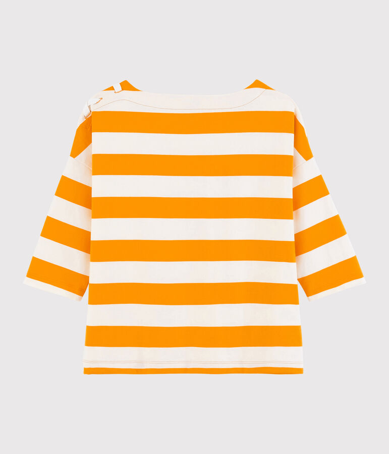 Women's Breton Top yellow/white
