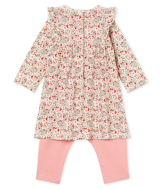 Baby Girls' Printed Dress/Leggings MARSHMALLOW white/MULTICO white