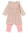 Baby Girls' Printed Dress/Leggings MARSHMALLOW white/MULTICO white
