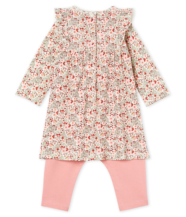 Baby Girls' Printed Dress/Leggings white/multicolor