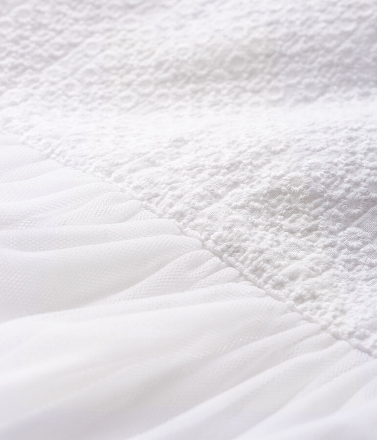 Baby Girls' Special Occasion Dress MARSHMALLOW white/CUIVRE brown