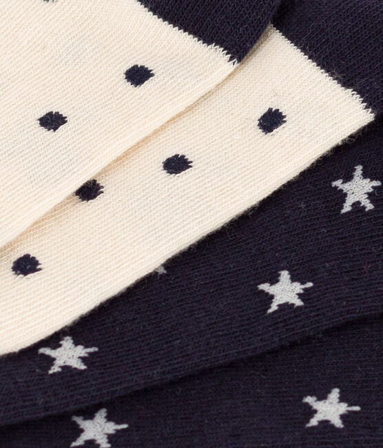 Children's Cotton Jersey Starry Socks - Pack of 2 variante 1