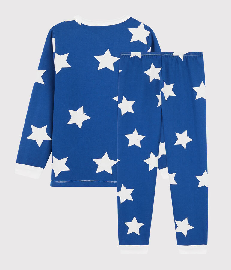 Unisex Starry Fleece Pyjamas blue/white