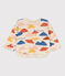 Babies' Long-Sleeved Patterned Tube Knit T-Shirt AVALANCHE white/MULTICO