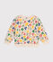 Little boys' fleece sweatshirt AVALANCHE white/MULTICO