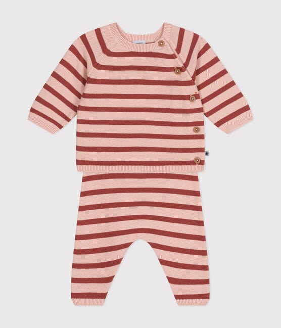 Babies' Cotton Knit Outfit - 2-Piece Set SALINE /FAMEUX