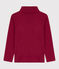 Children's plain cotton rollneck top AMARANTE
