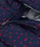 Children's printed long puffer jacket SOIR blue/MULTICO