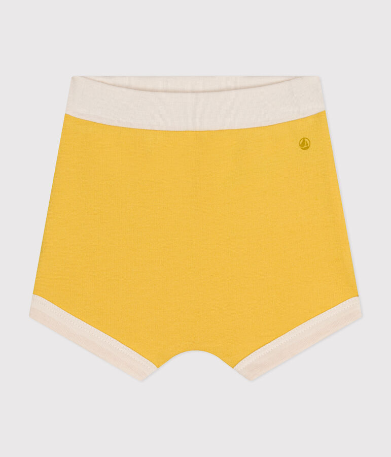 Babies' Light Fleece Shorts yellow