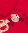 Little boys' fleece sweatshirt CORRIDA red