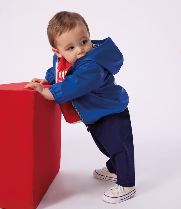 Babies' jacket in plain PU PERSE