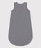 Stripy cotton TOG 1 baby sleeping bag SMOKING blue/MARSHMALLOW white